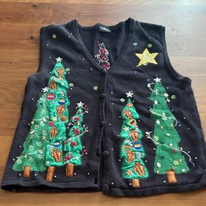 Ugly Christmas Tree Sweater Vest